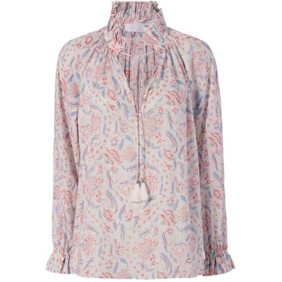 Zimmermann Tops - ZIMMERMANN Zephyr Oversize Blouse Size 1